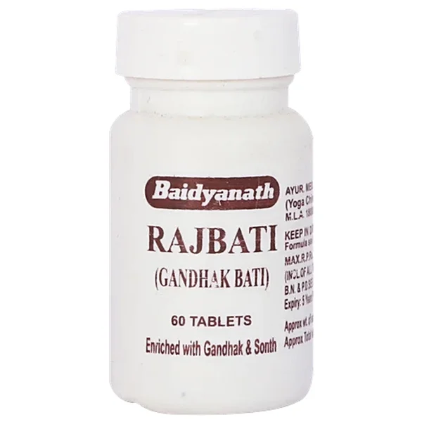 Baidyanath Rajbati 60 Tablets