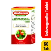 Baidyanath Ashwagandha, 60 Tablets, Pack of 1
