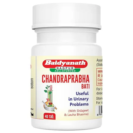 Shree Baidyanath Chandraprabha Bati, 40 Tablets