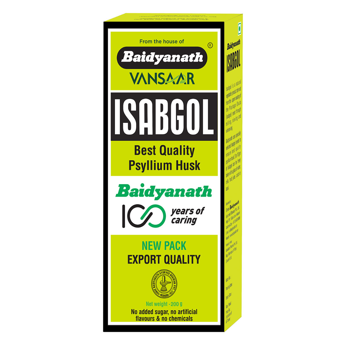 Baidyanath Vansaar Isabgol Powder, 200 gm, Pack of 1 Baidyanath Vansaar Isabgol Powder, 200 gm, Pack of 1
