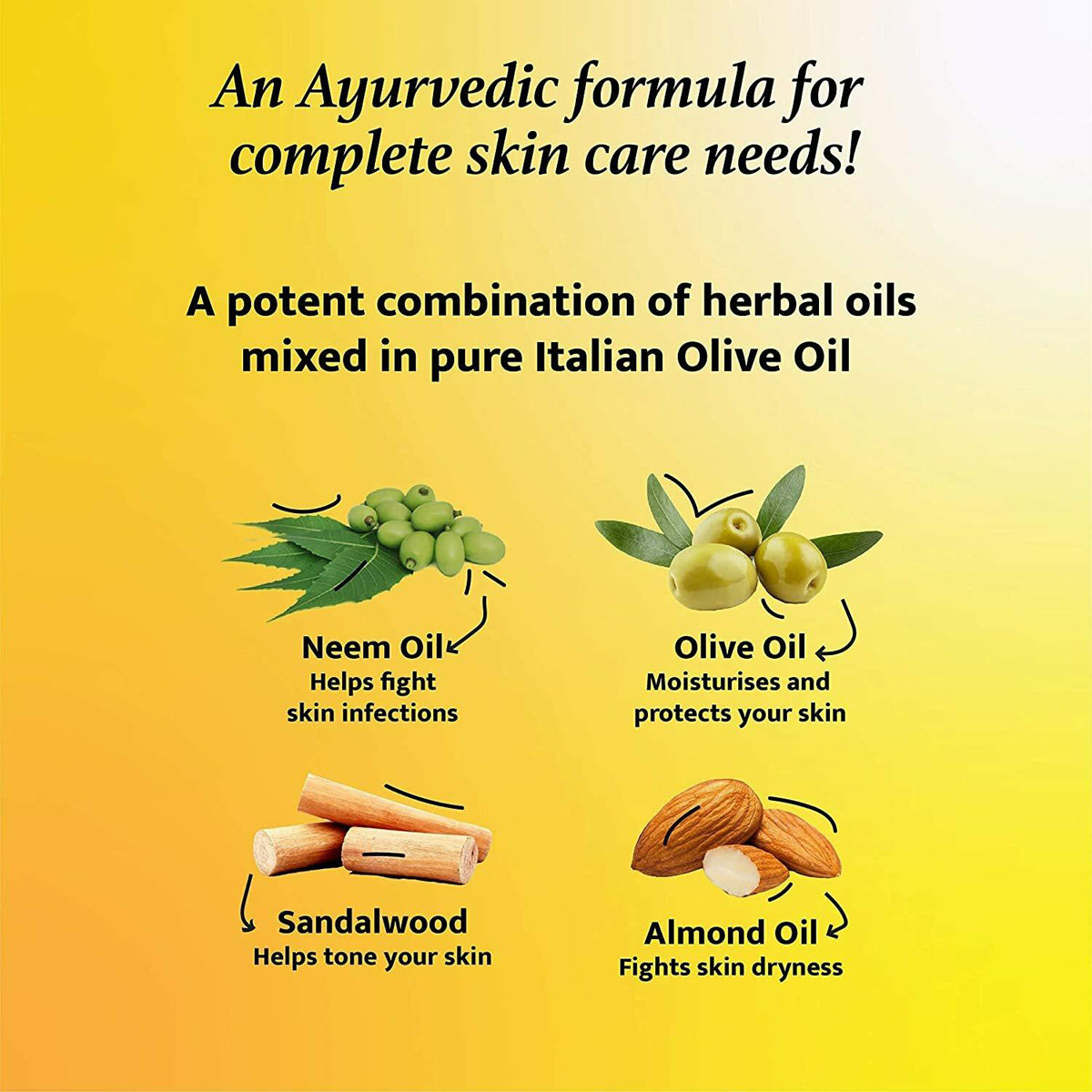 Baidyanath Oli Oil 500 ml | With Italian Olive Oil, Sandal & Almonds | For Soft & Glowing Skin | Moisturises & Nourishes The Skin, Pack of 1 Baidyanath Oli Oil 500 ml | With Italian Olive Oil, Sandal & Almonds | For Soft & Glowing Skin | Moisturises & Nourishes The Skin, Pack of 1