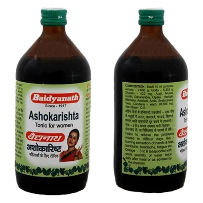 Baidyanath Ashokarishta Syrup, 450 ml, Pack of 1