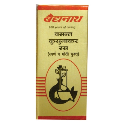 Baidyanath (Nagpur) Vasant Kusumakar Ras, 30 Tablets, Pack of 1