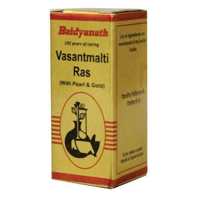 Baidyanath (Nagpur) Vasantmalti Ras, 25 Tablets, Pack of 1