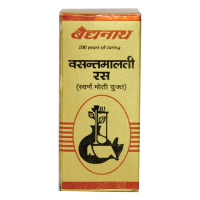 Baidyanath (Nagpur) Vasantmalti Ras, 25 Tablets, Pack of 1