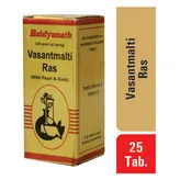 Baidyanath (Nagpur) Vasantmalti Ras, 25 Tablets, Pack of 1