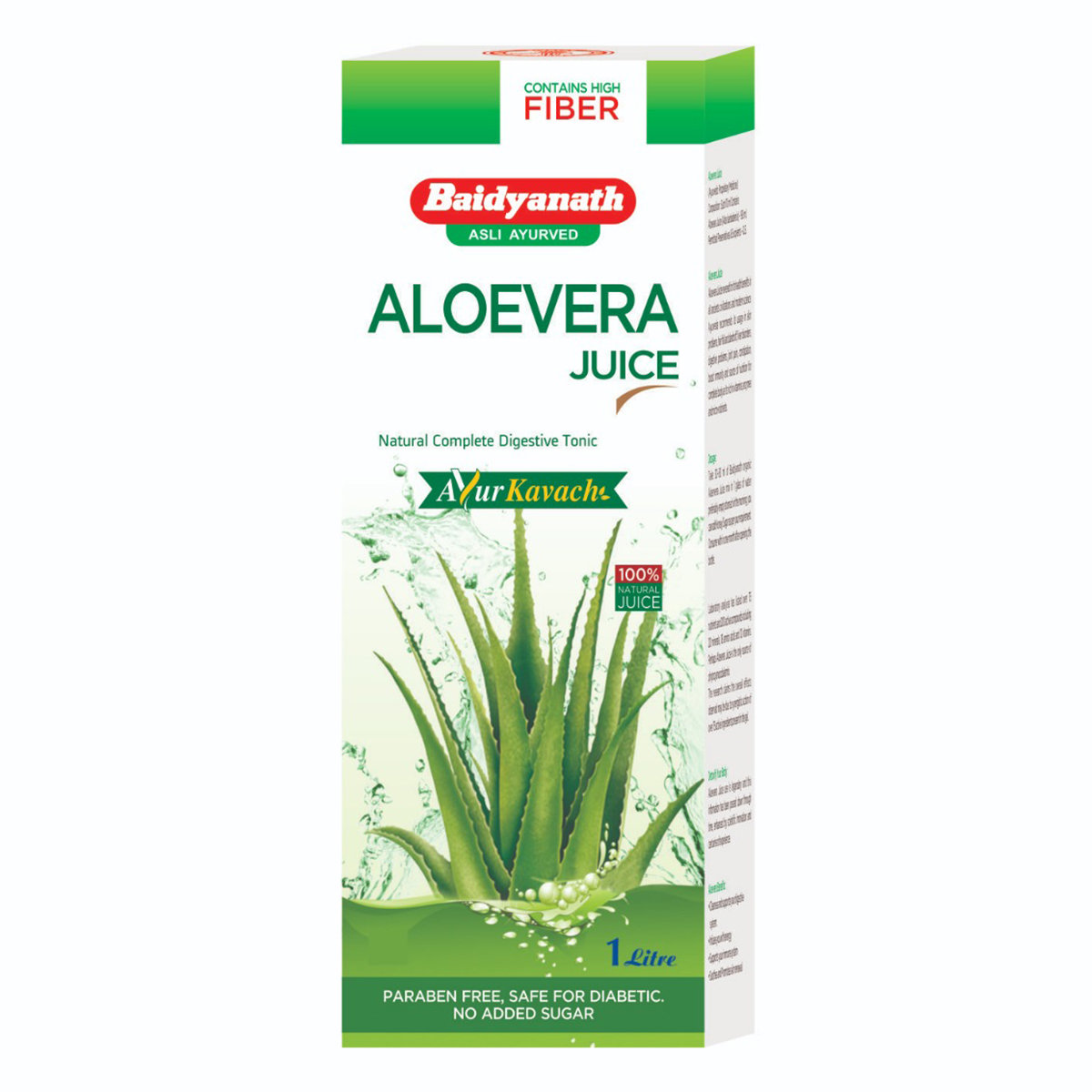 Baidyanath (Nagpur) Aloevera Juice, 1 litre, Pack of 1 Baidyanath (Nagpur) Aloevera Juice, 1 litre, Pack of 1