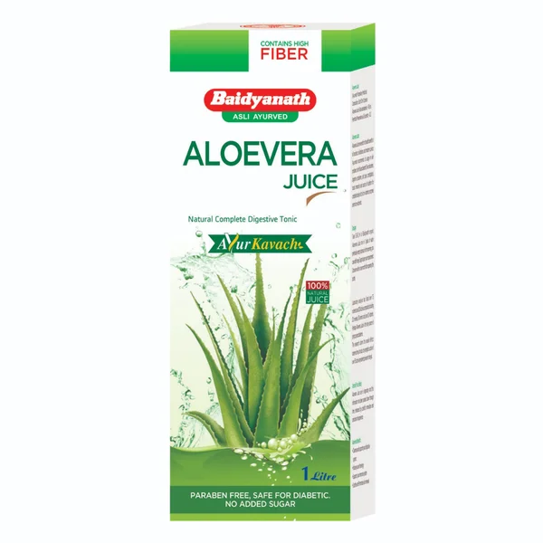 Baidyanath (Nagpur) Aloevera Juice, 1 litre, Pack of 1