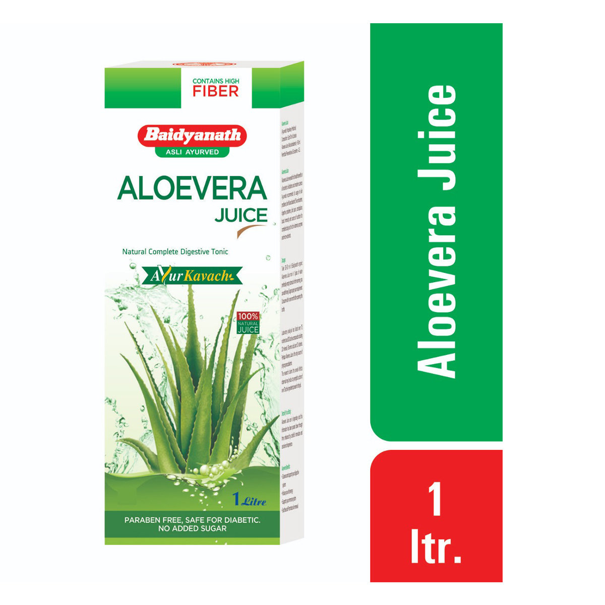 Baidyanath (Nagpur) Aloevera Juice, 1 litre, Pack of 1 Baidyanath (Nagpur) Aloevera Juice, 1 litre, Pack of 1