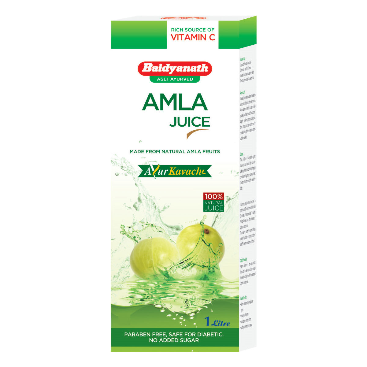 Buy Baidyanath (Nagpur) Amla Juice, 1 Litre Online
