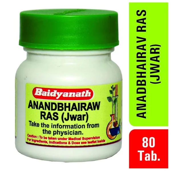 Baidyanath Anandbhairaw Ras, 80 Tablets