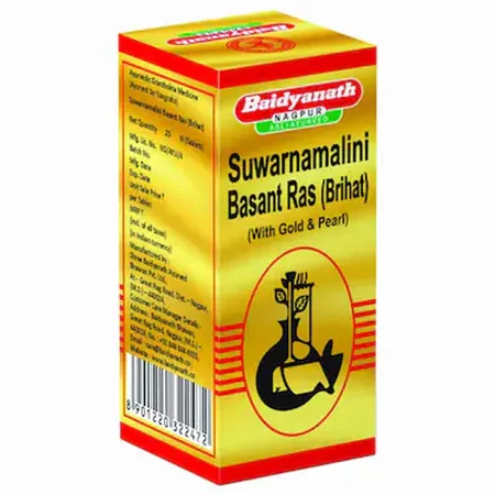 Baidyanath Suwarnamalini Vasant Ras, 25 Tablets