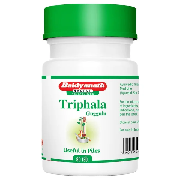 Baidyanath Triphala Guggulu, 80 Tablets