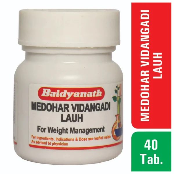 Baidyanath Medohar Vidangadi Lauh, 40 Tablets