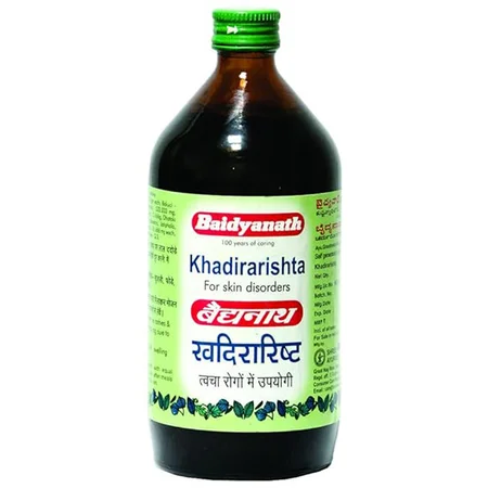 Baidyanath Khadirarishta Syrup, 455 ml