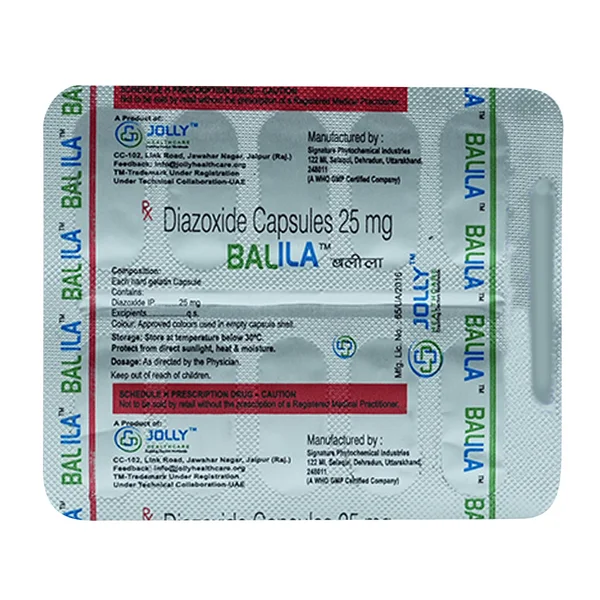 Balila 25 mg Capsule 10's, Pack of 10 CapsuleS