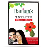 Banjaras Black Henna Hibiscus Powder, 50 gm, Pack of 1
