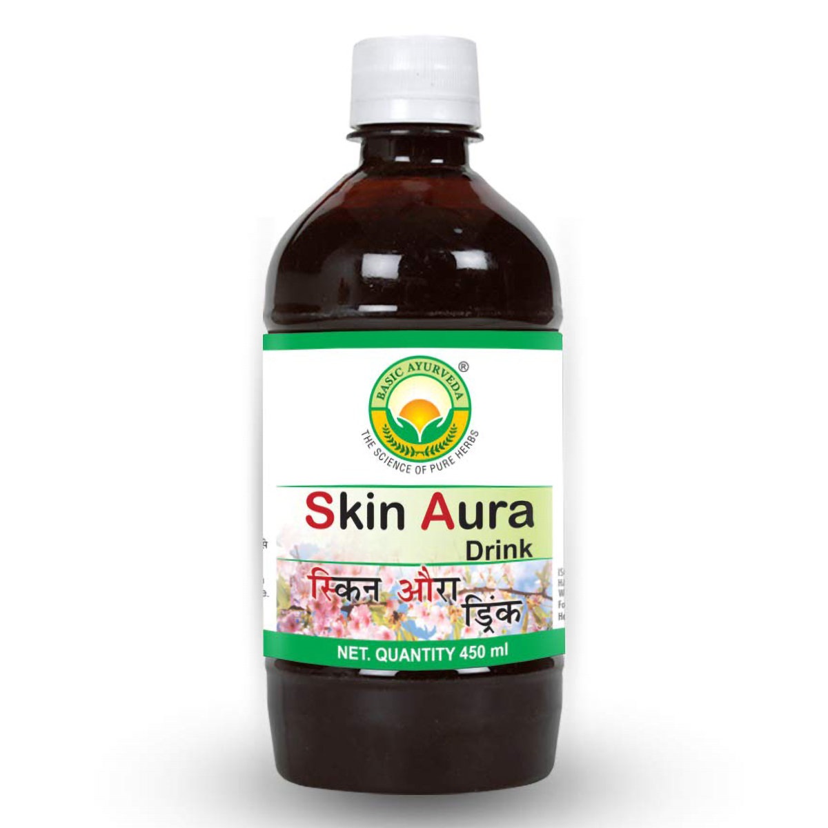 Basic Ayurveda Skin Aura Drink, 450 ml, Pack of 1 Basic Ayurveda Skin Aura Drink, 450 ml, Pack of 1
