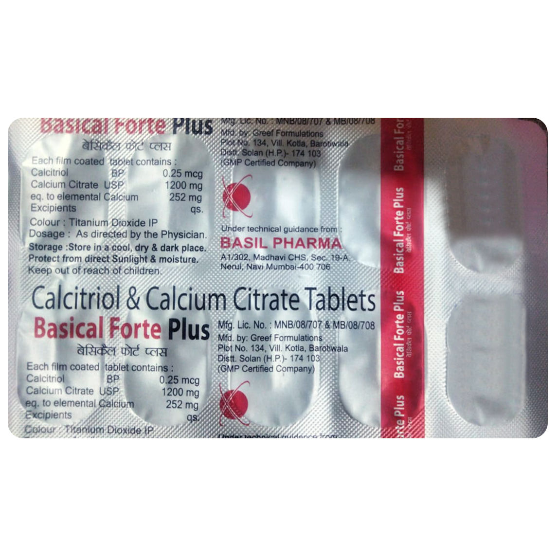 Buy Basical Forte Plus Tablet 10's Online