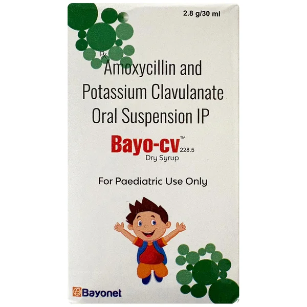 Bayo-CV 228.5 Paediatric Dry Syrup 30 ml