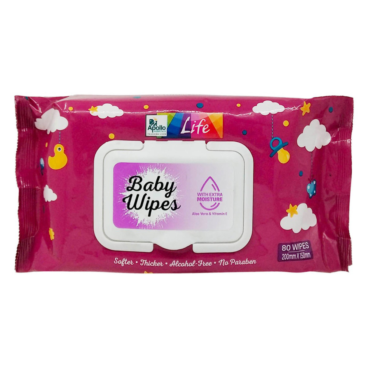 Baby Best Baby Wipes, 80 Count, Pack of 1 Baby Best Baby Wipes, 80 Count, Pack of 1