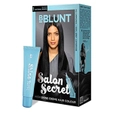 BBLUNT Salon Secret High Shine Creme Hair Colour , Black Natural Black 1, 100 gm with Shine Tonic, 8 ml