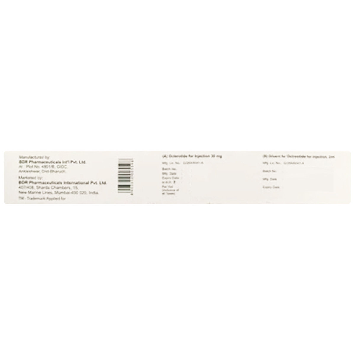 Bdocterio 30 mg Injection 1's Bdocterio 30 mg Injection 1's