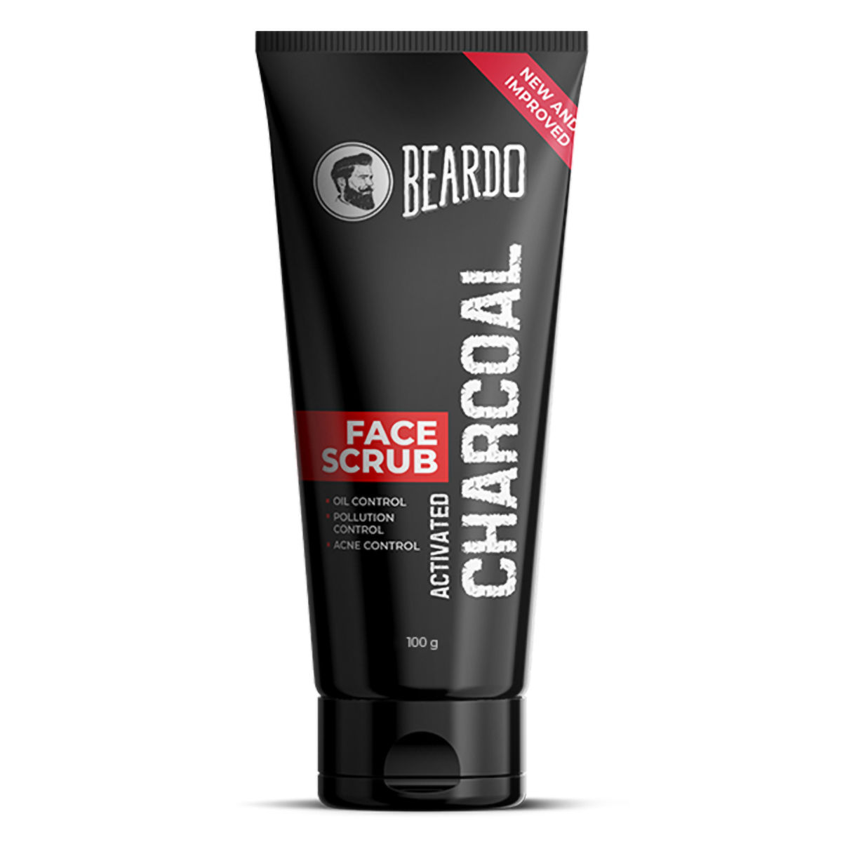 Buy Beardo Activated Charcoal Face Scrub, 100 gm Online