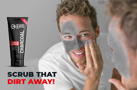 Beardo Activated Charcoal Face Scrub 100 gm | Activated Charcoal, Almond Oil | Gently Exfoliates | Remove Dead Cells & Blackheads | Controls Oil & Acne | Gives Clear & Glowing Skin | For Men | For All Skin Type, Pack of 1 Beardo Activated Charcoal Face Scrub 100 gm | Activated Charcoal, Almond Oil | Gently Exfoliates | Remove Dead Cells & Blackheads | Controls Oil & Acne | Gives Clear & Glowing Skin | For Men | For All Skin Type, Pack of 1