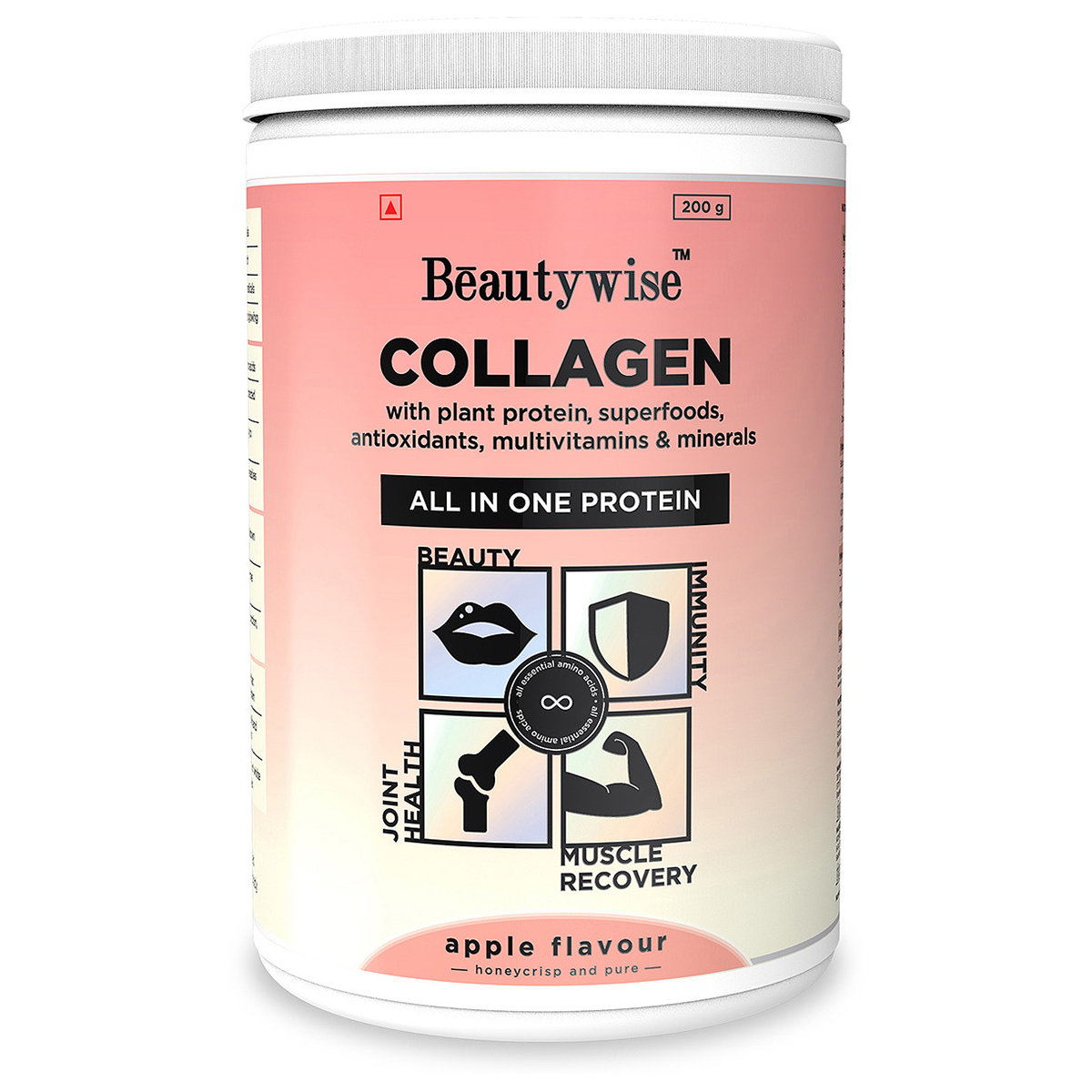 Beautywise Collagen All In One Protein Apple Flavour Powder, 200 gm, Pack of 1 Beautywise Collagen All In One Protein Apple Flavour Powder, 200 gm, Pack of 1