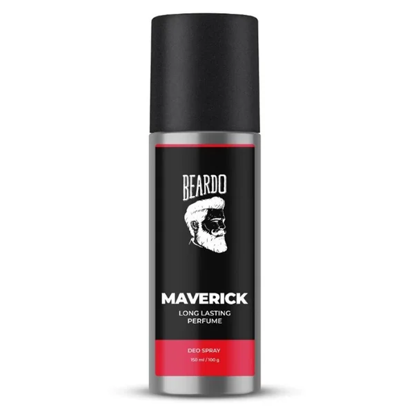 Beardo Maverick Long Lasting Perfume Deo Spray, 150 ml, Pack of 1
