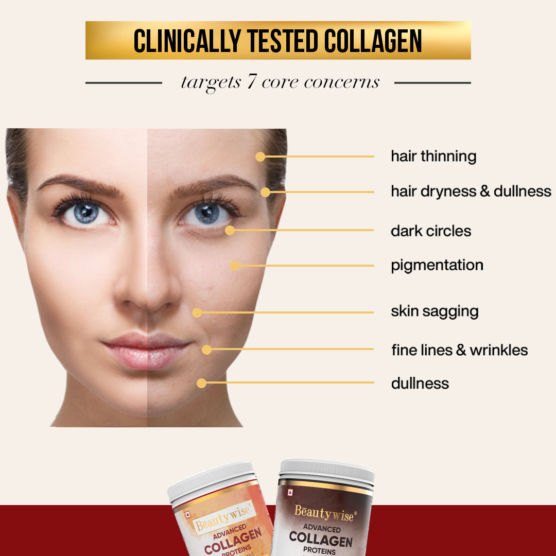 Beautywise Advanced Collagen Proteins Mango Peach Flavour Powder, 250 gm, Pack of 1 Beautywise Advanced Collagen Proteins Mango Peach Flavour Powder, 250 gm, Pack of 1