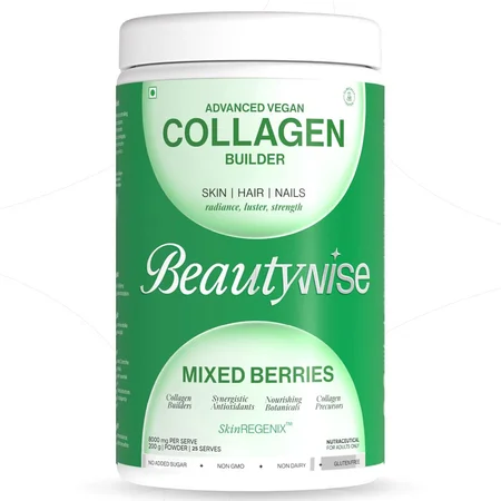 Beautywise Advanced Vegan Mixed Berrie Collagen Builder Powder, 200 gm