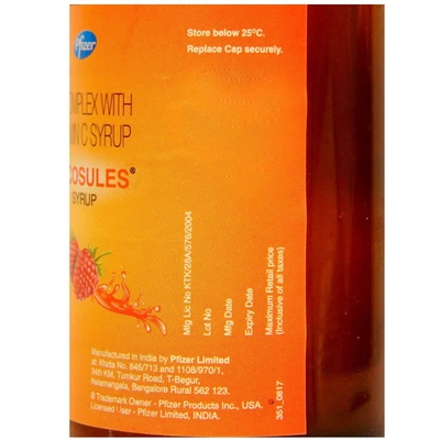 Becosules Syrup 120 ml, Pack of 1