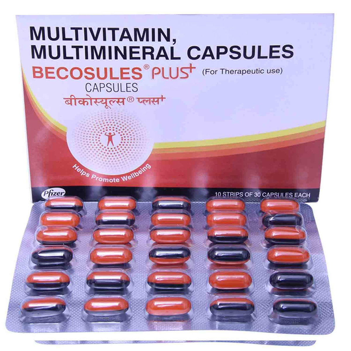 Becosules Plus Capsule 30's, Pack of 30 Becosules Plus Capsule 30's, Pack of 30