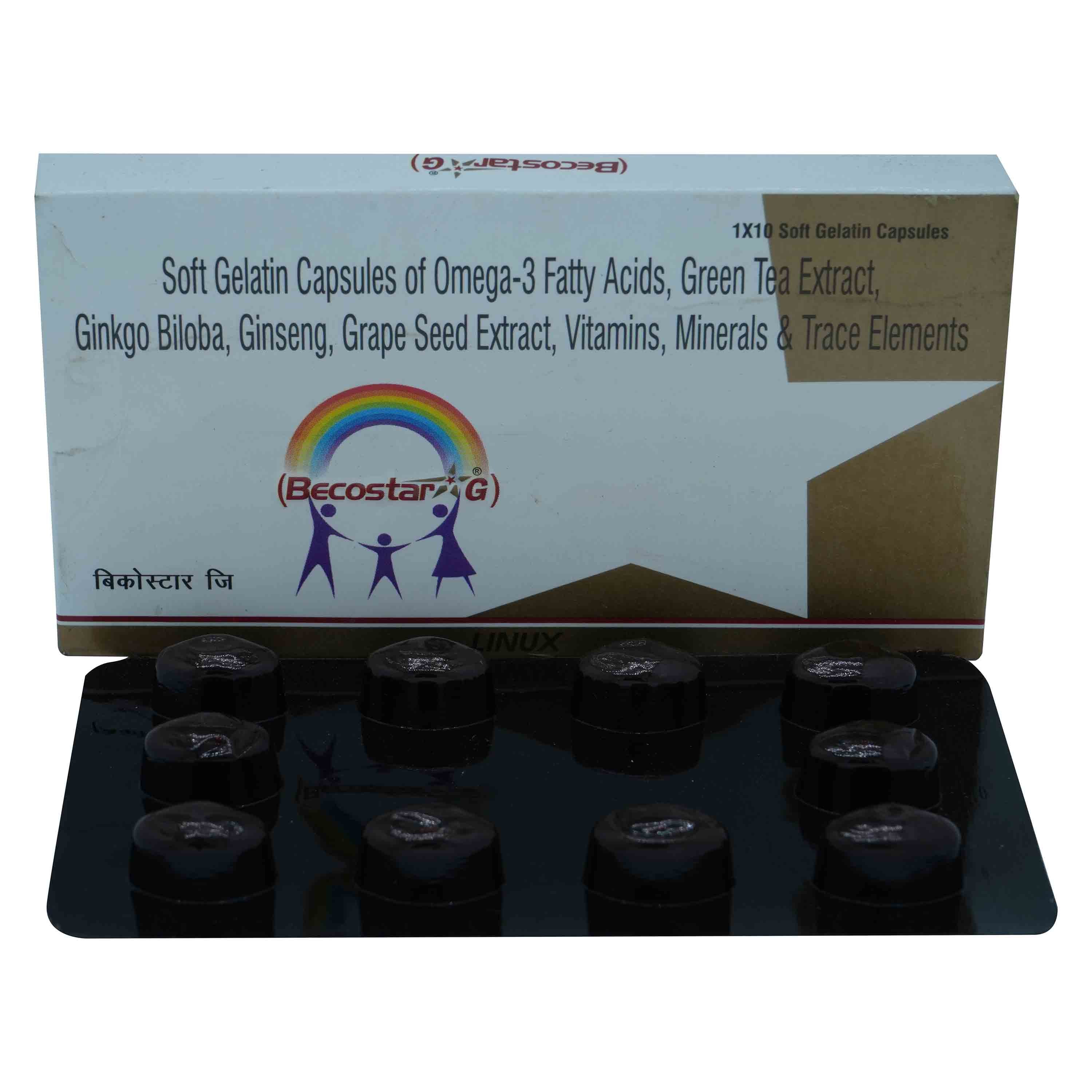 Becostar G Capsule 10's, Pack of 10 Becostar G Capsule 10's, Pack of 10