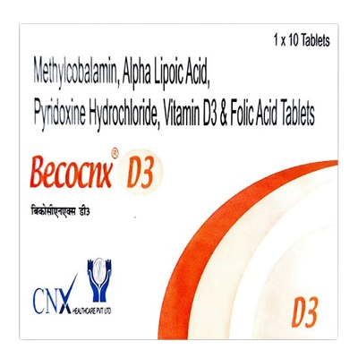 Becocnx D3 Tablet 10's, Pack of 10 TABLETS