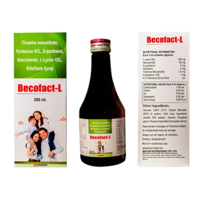 Becofact-L Syrup 200 ml, Pack of 1 SYRUP