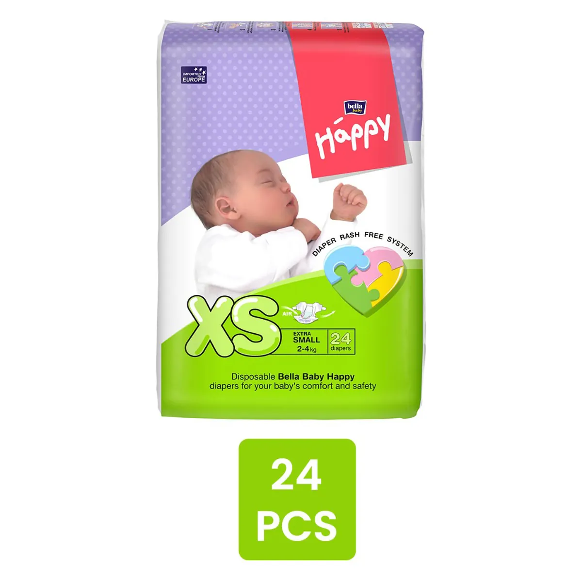 Buy Bella Baby Happy Diapers XS, 24 Count 19 Minutes Delivery