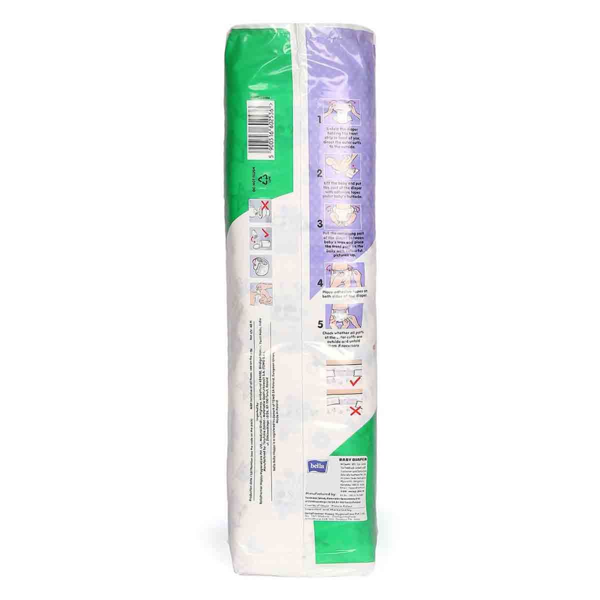 Bella Baby Happy Diapers Large, 48 Count, Pack of 1 Bella Baby Happy Diapers Large, 48 Count, Pack of 1