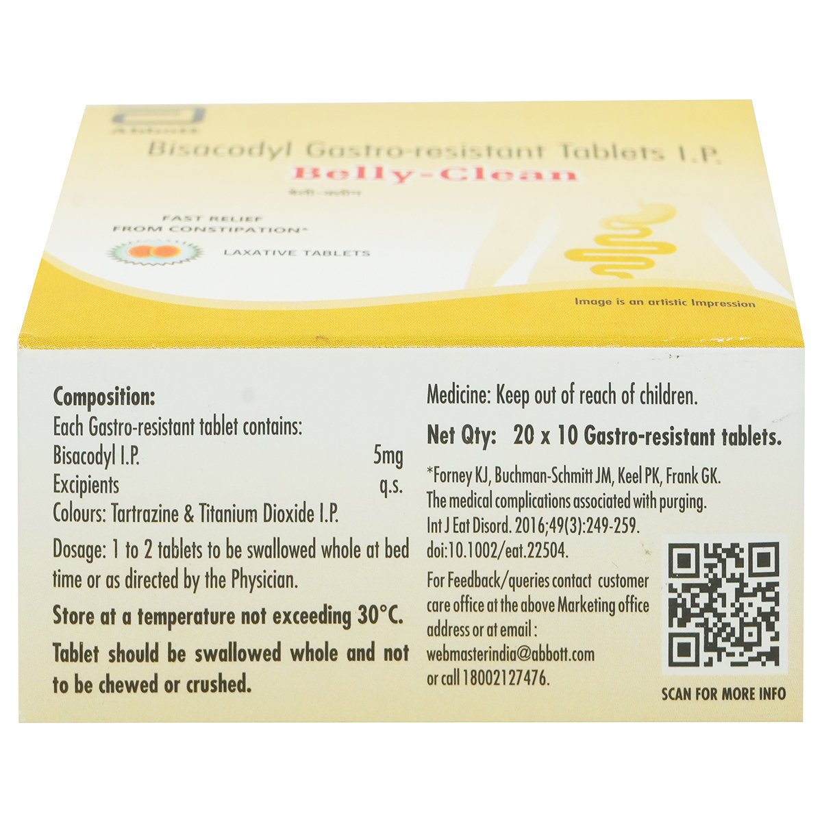 Belly-Clean Tablet 10's, Pack of 10 TABLETS Belly-Clean Tablet 10's, Pack of 10 TABLETS