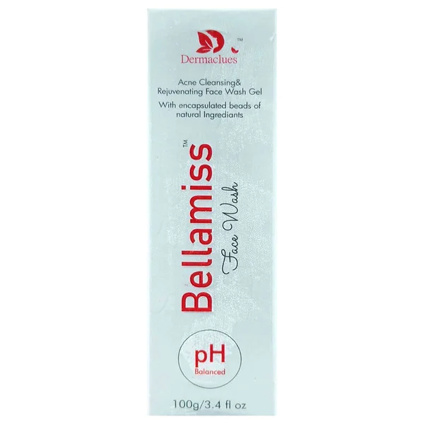 Bellamiss Acne Cleansing Face Wash Gel, 100 gm