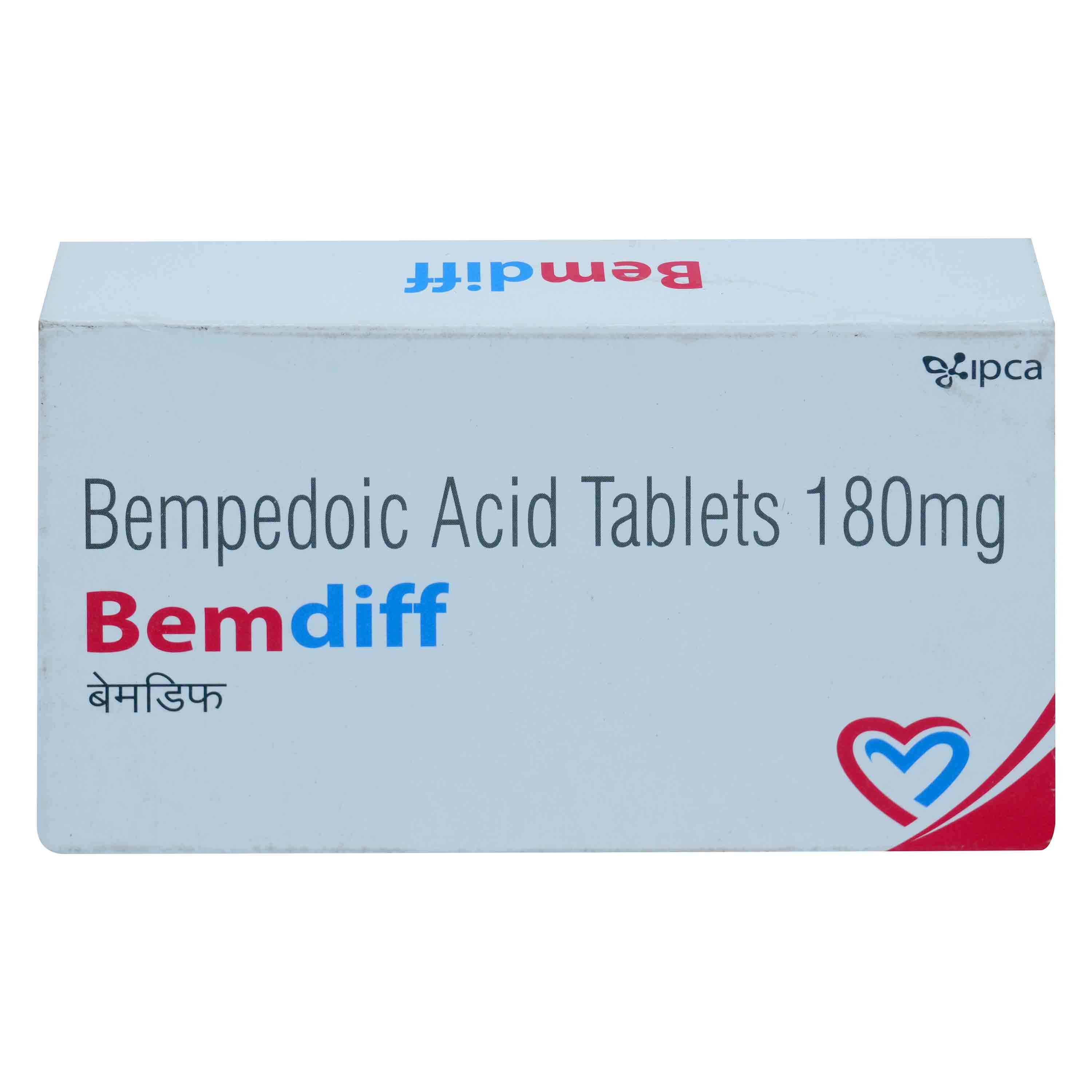 Bemdiff 180 mg Tablet 10's, Pack of 10 TabletS Bemdiff 180 mg Tablet 10's, Pack of 10 TabletS