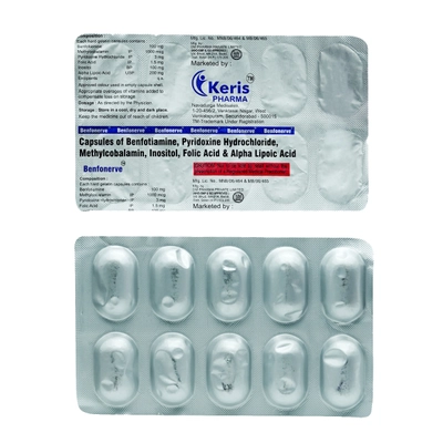 Benfonerve Capsule 10's, Pack of 10 CapsuleS