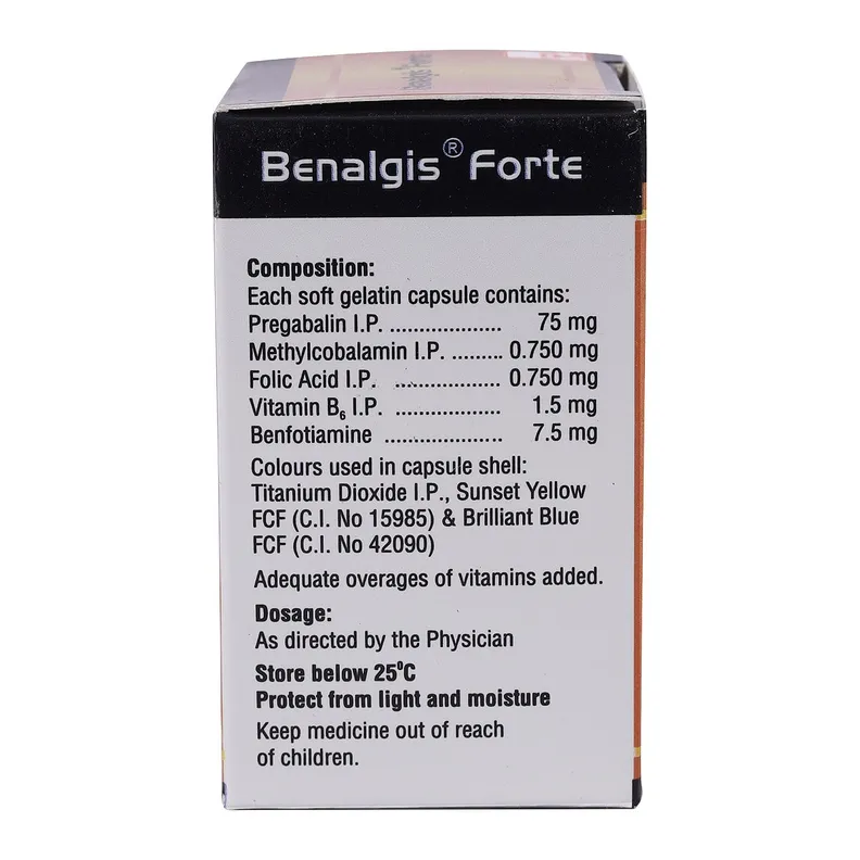 Buy Benalgis Forte Capsule online | Uses, Side Effects, Price and ...