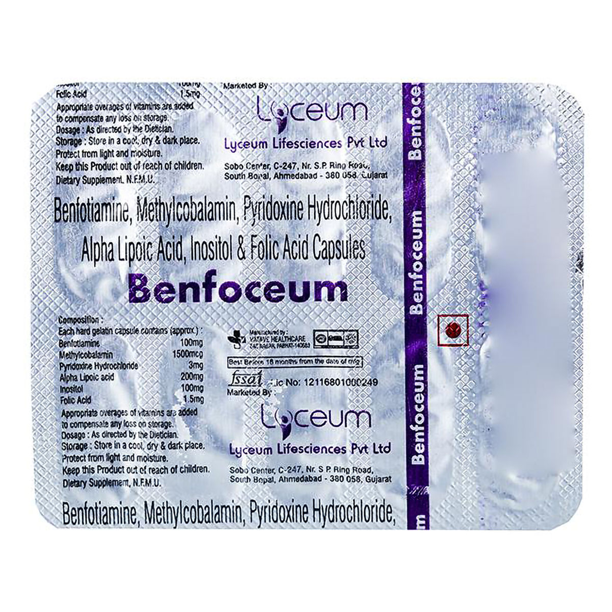 Buy Benfoceum Capsule 10's Online