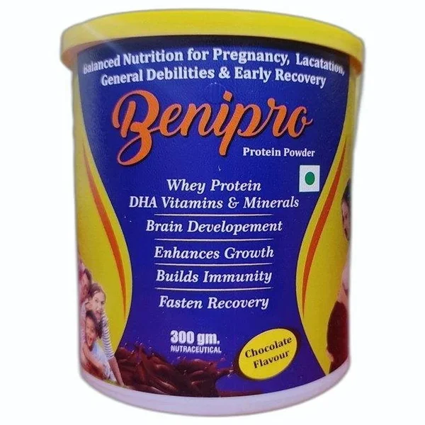 Benipro Protein Powder Chocolate Flavour, 300 gm