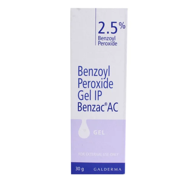 Benzac AC 2.5% Gel 30 gm, Pack of 1 GEL