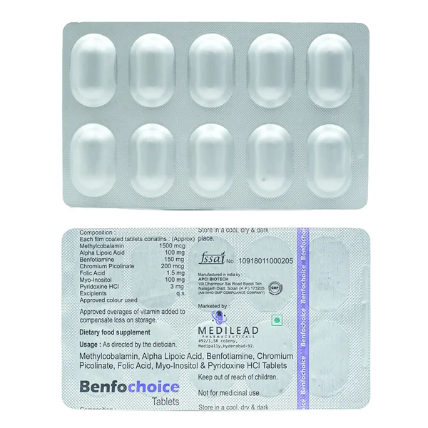 Benfochoice Tablet 10's, Pack of 10