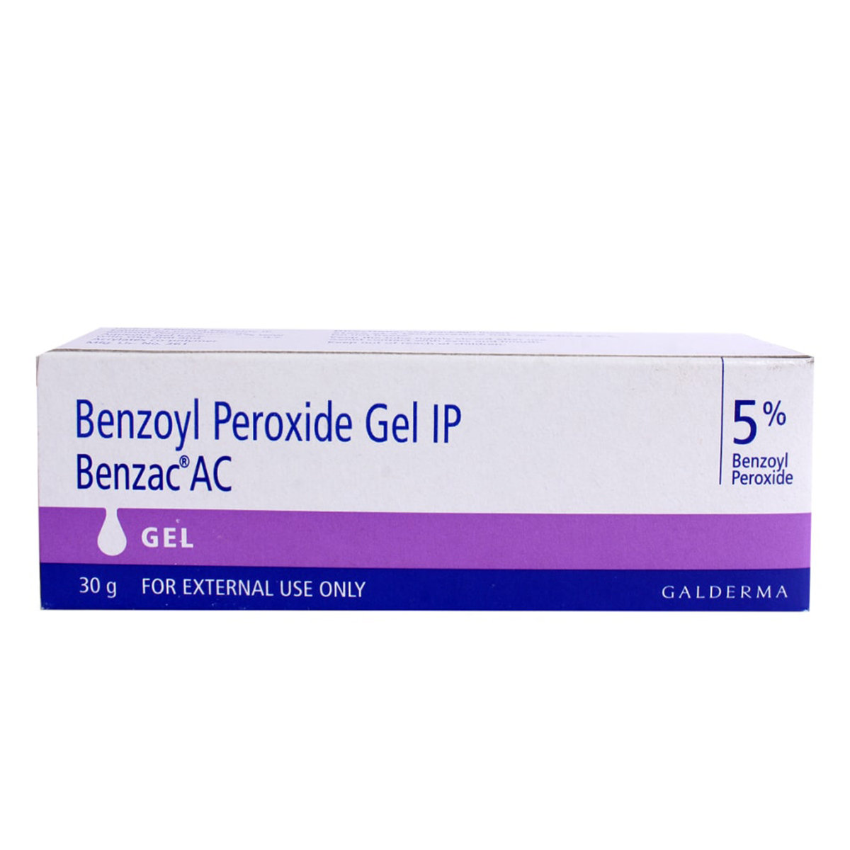 Benzac AC 5% Gel 30 gm, Pack of 1 GEL Benzac AC 5% Gel 30 gm, Pack of 1 GEL